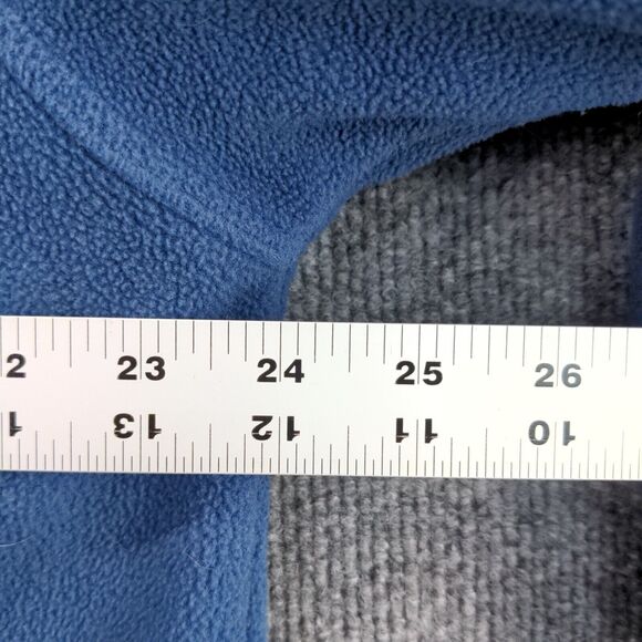 Team RealTree Mens Full Zip Fleece Jacket Blue Large Outdoors Hunting Logo - Picture 13 of 13